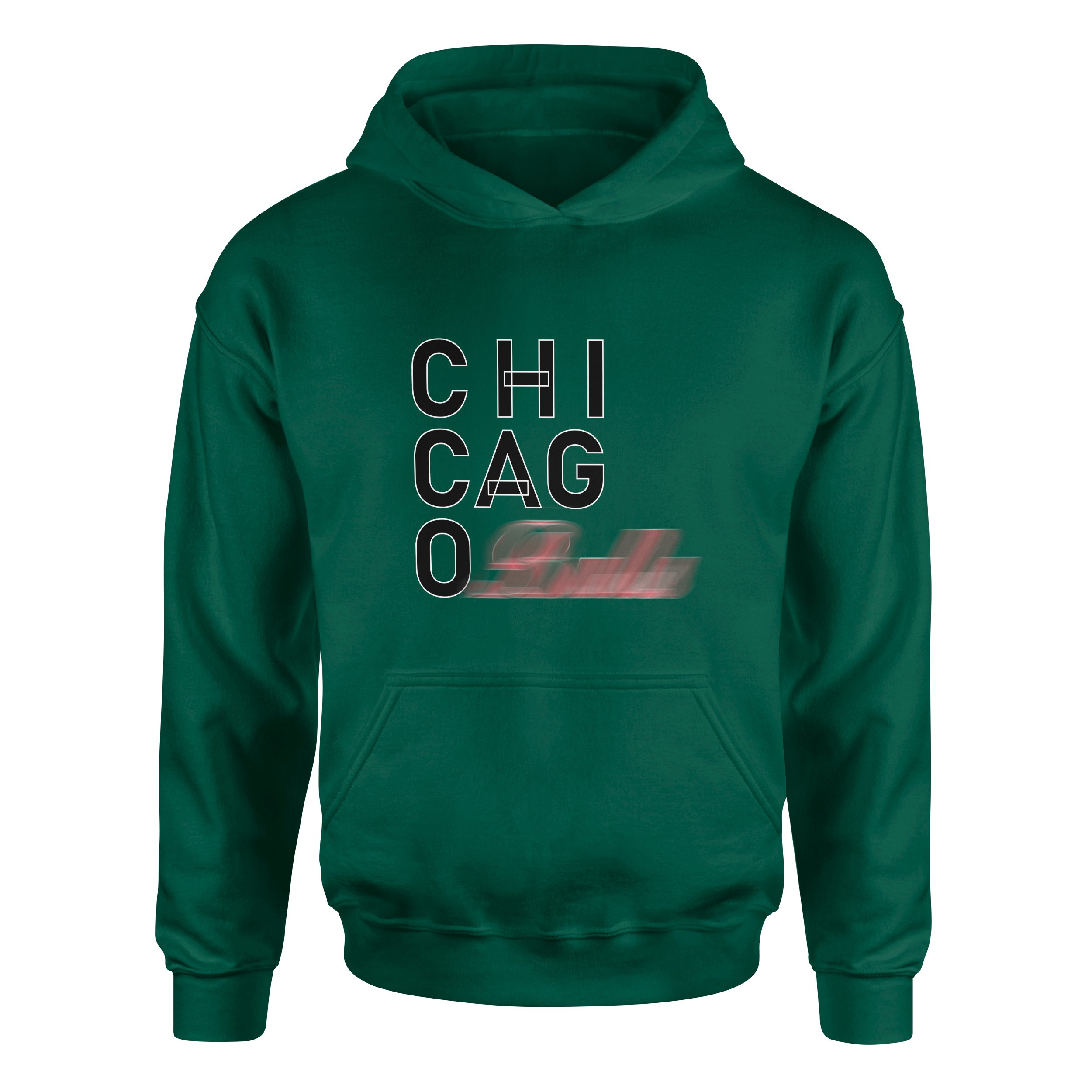 Chicago Hoodie XL - Nefti Yeşili
