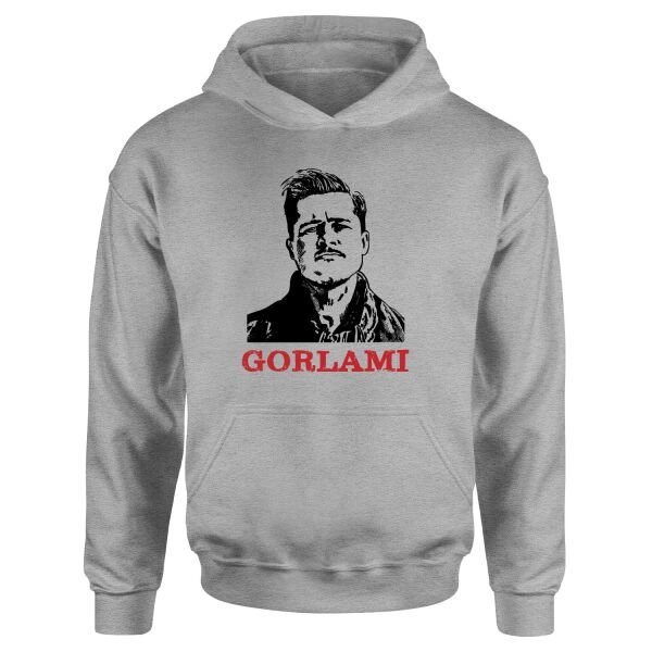 Gorlami | Brad Pitt Hoodie L - Gri