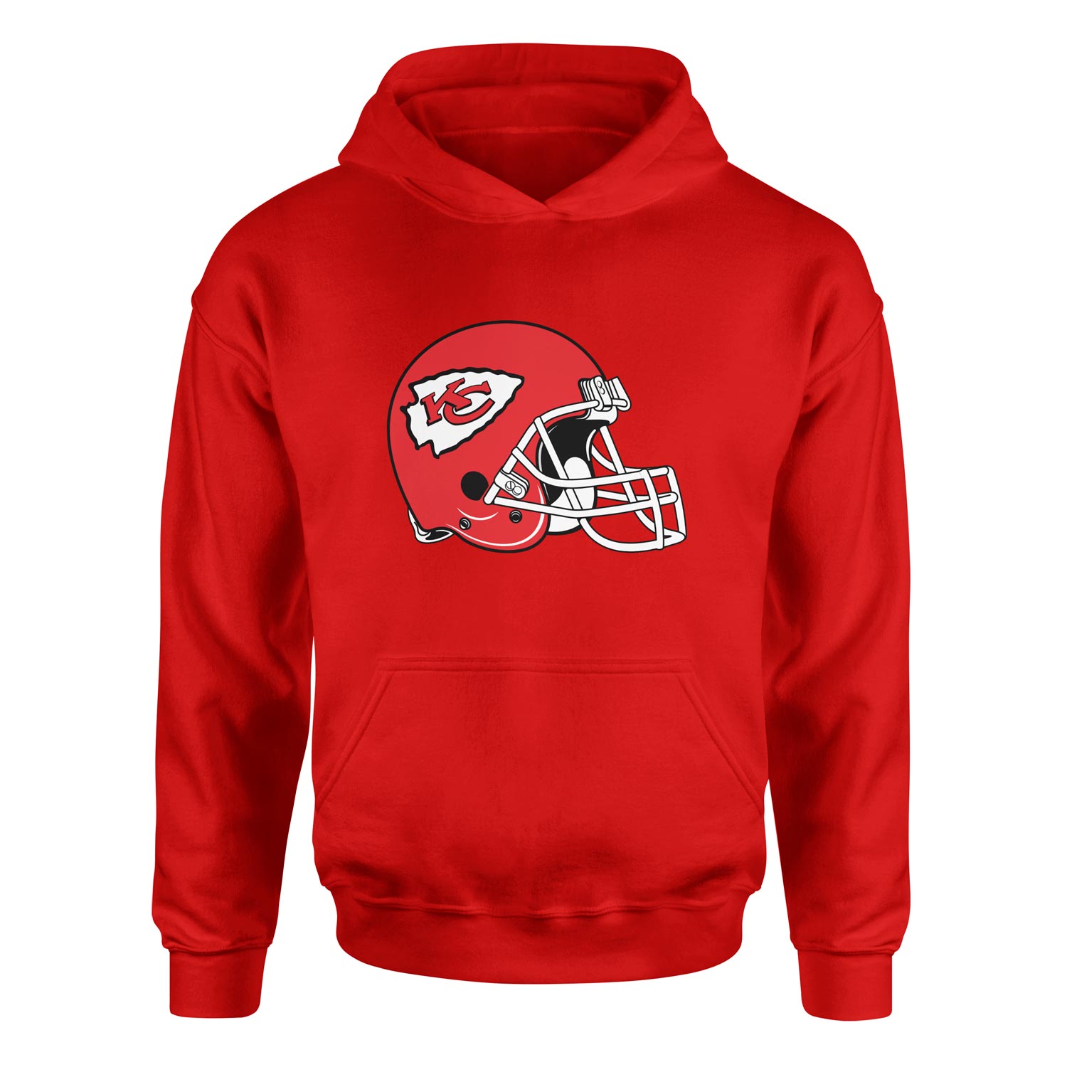 Kansas City Chiefs Helmet Hoodie XL - Kırmızı