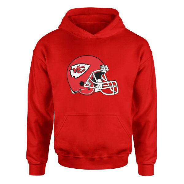 Kansas City Chiefs Helmet Hoodie XL - Kırmızı