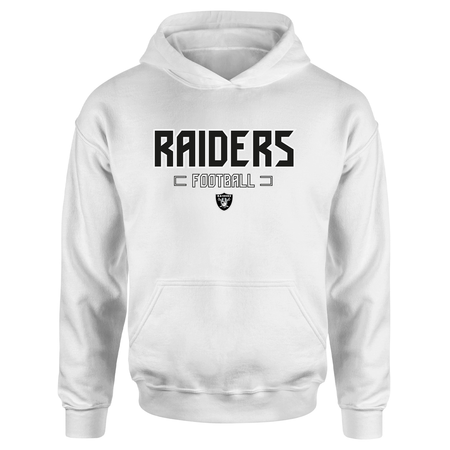 Las Vegas Raiders Football Hoodie S - Beyaz