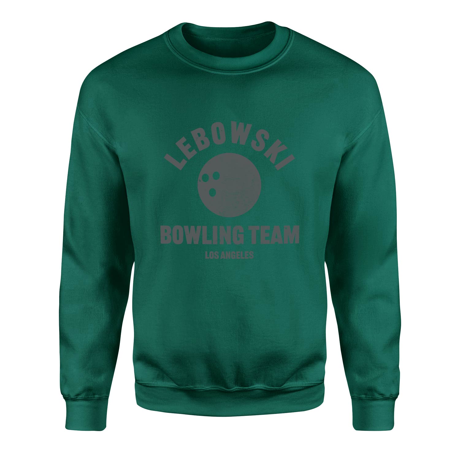 Lebowski Bowling Team Sweatshirt L - Nefti Yeşili