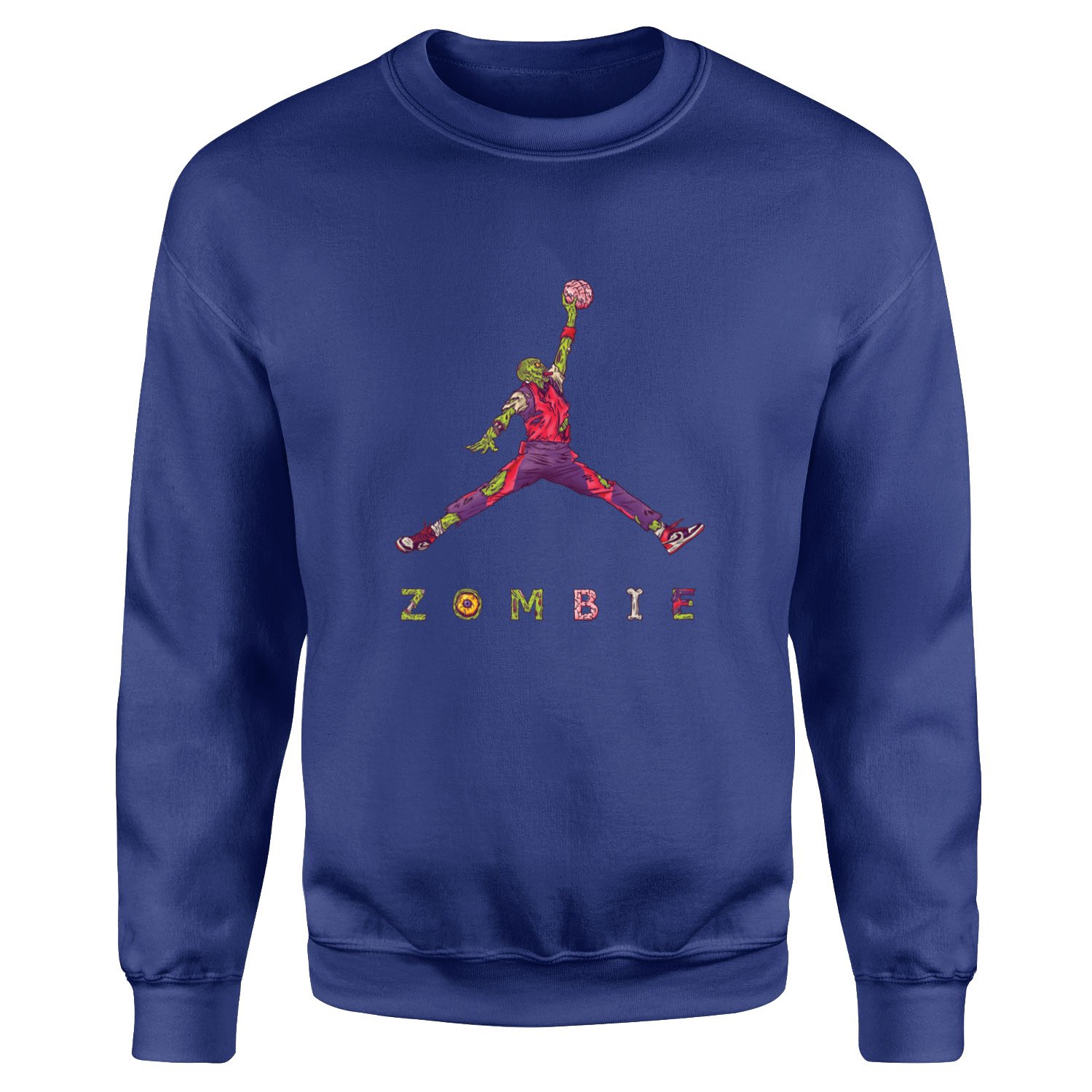 Air Jordan Zombie Sweatshirt M - İndigo Mavisi