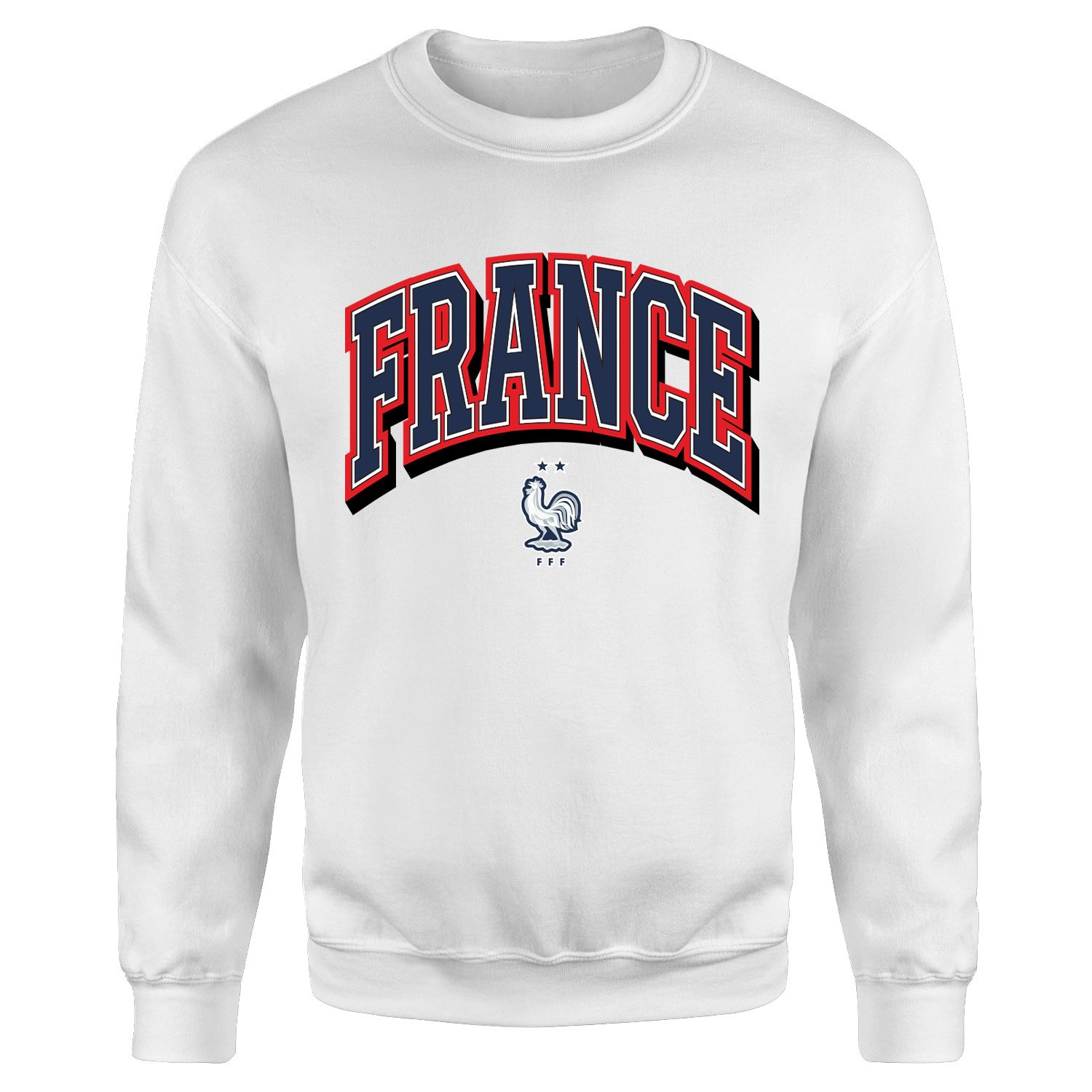 Fransa 2026 Varsity Sweatshirt S - Beyaz