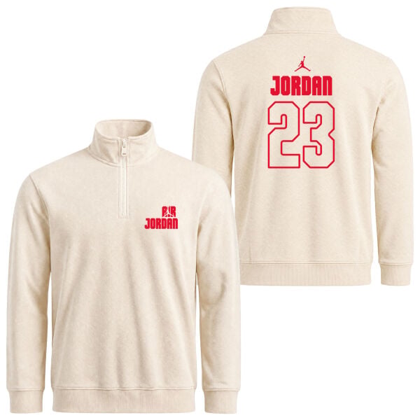 Air Jordan Block 23 Yarım Fermuarlı Sweatshirt