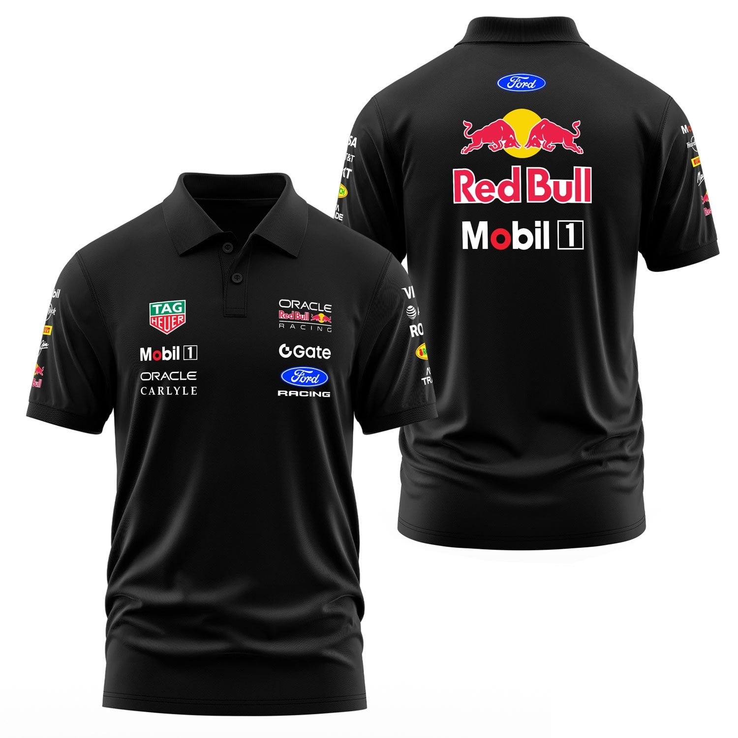 Oracle Red Bull Racing 2026 Teamline Polo Tişört L - Siyah | OUTLET
