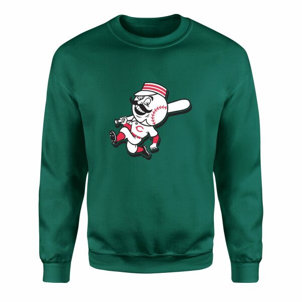 Cincinnati Reds | Mr. Red 60’s Sweatshirt XL - Nefti Yeşili