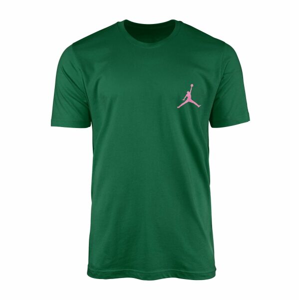 Air Jordan Pink Stroked Tişört L - Nefti Yeşili