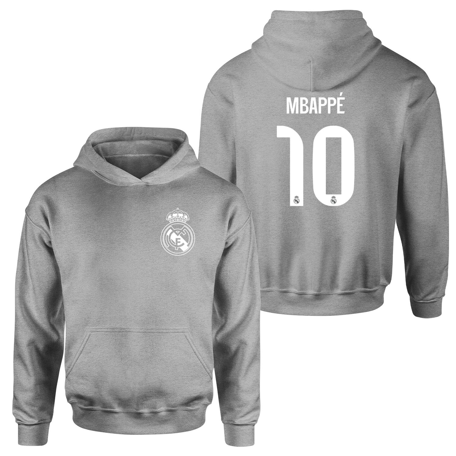 Kylian Mbappe RM WH Forma Hoodie XXL - Gri