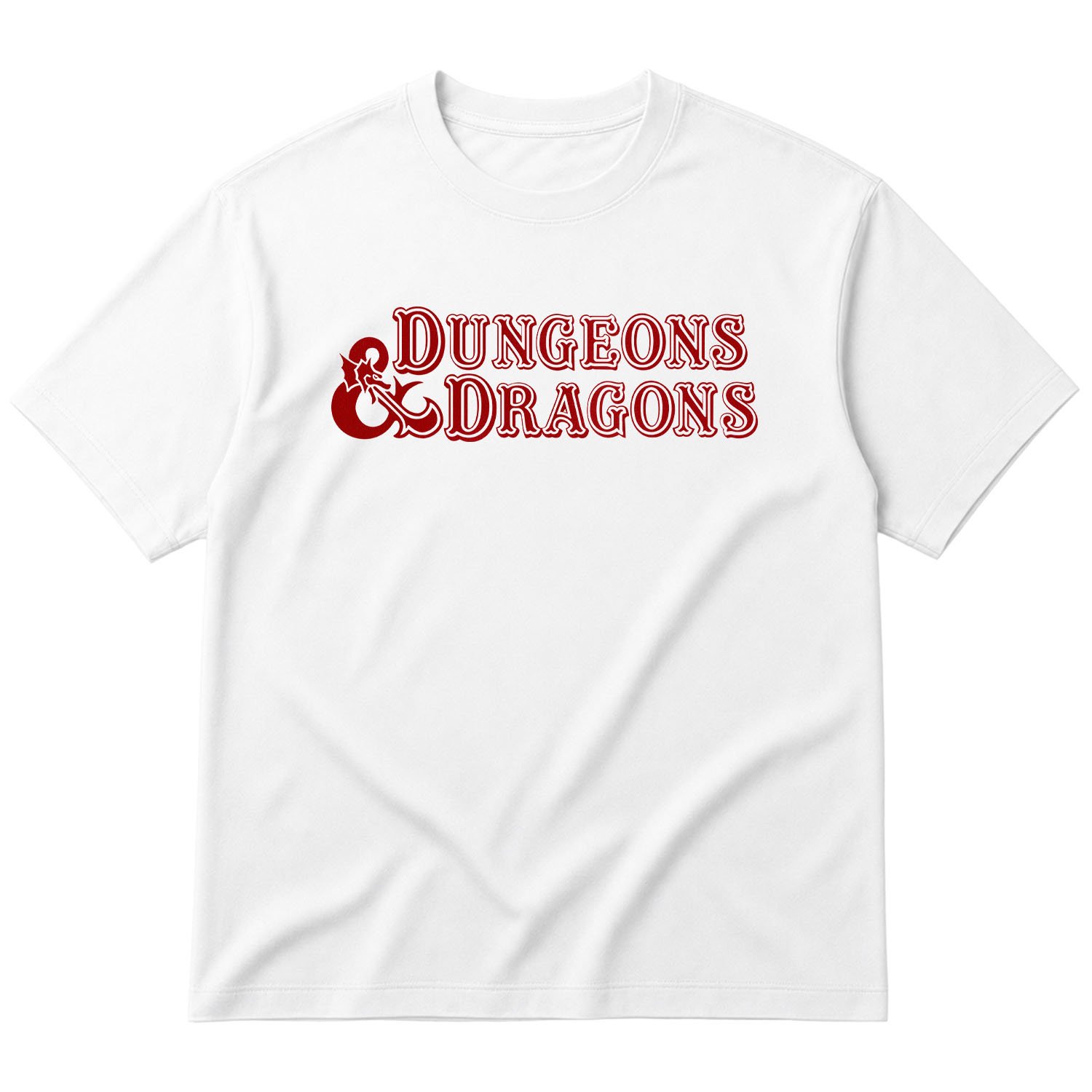 Dungeons & Dragons Oversize Tişört XL - Beyaz