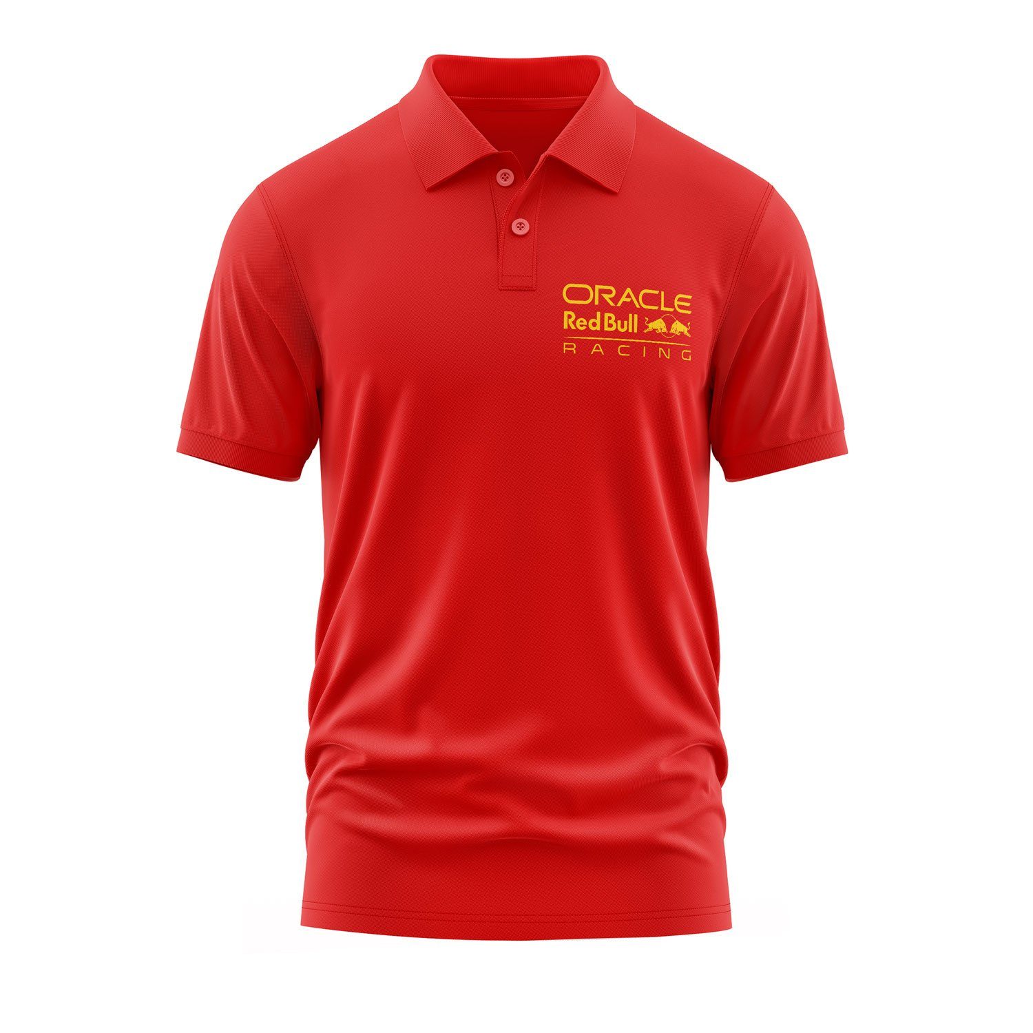 Oracle Red Bull Racing Yellow Polo Tişört S - Kırmızı