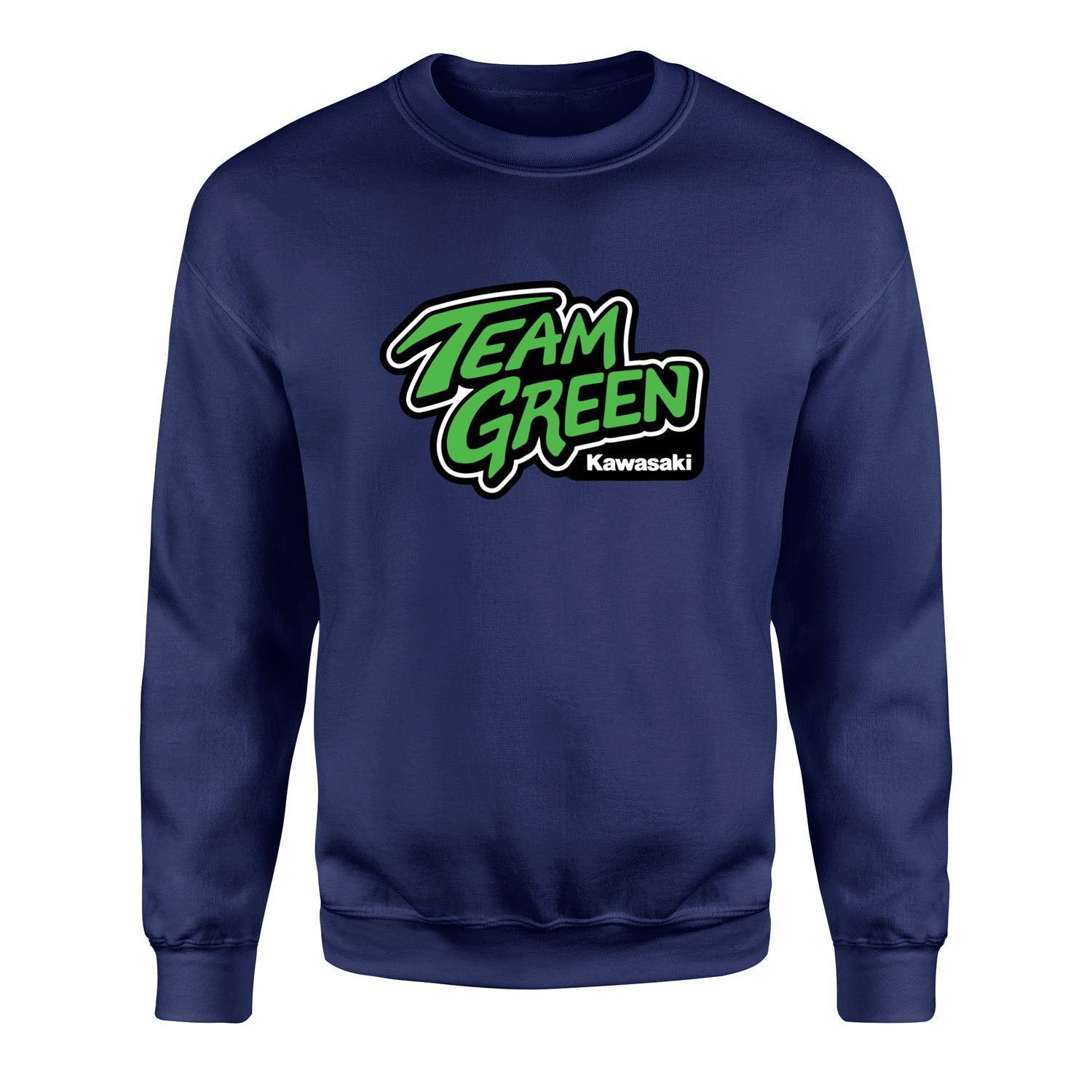 Team Green Kawasaki Racing Sweatshirt S - İndigo Mavisi