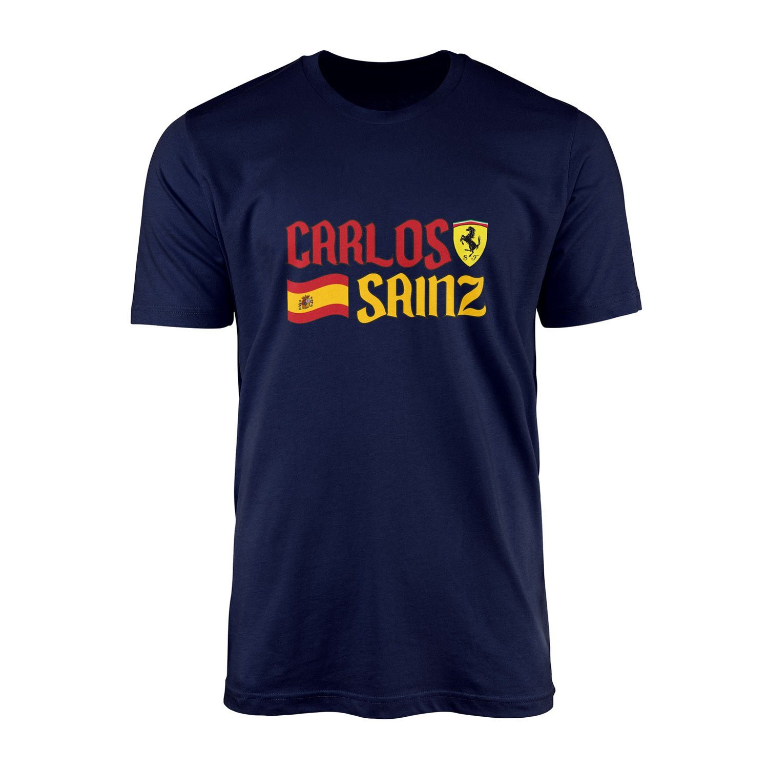 Carlos Sainz Spanish Matador Tişört XL - İndigo Mavisi