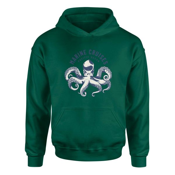 Marine Cruises Pacific Denizci Hoodie XL - Nefti Yeşili