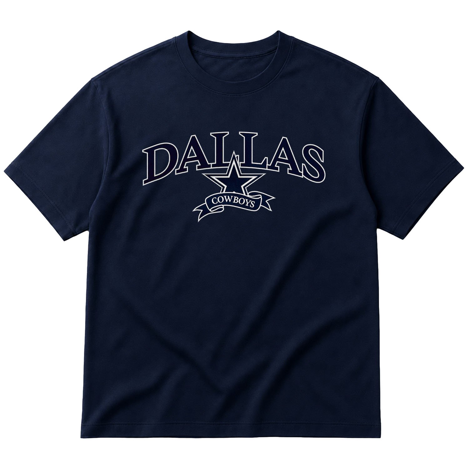 DALLAS Cowboys Football Oversize Tişört M - İndigo Mavisi
