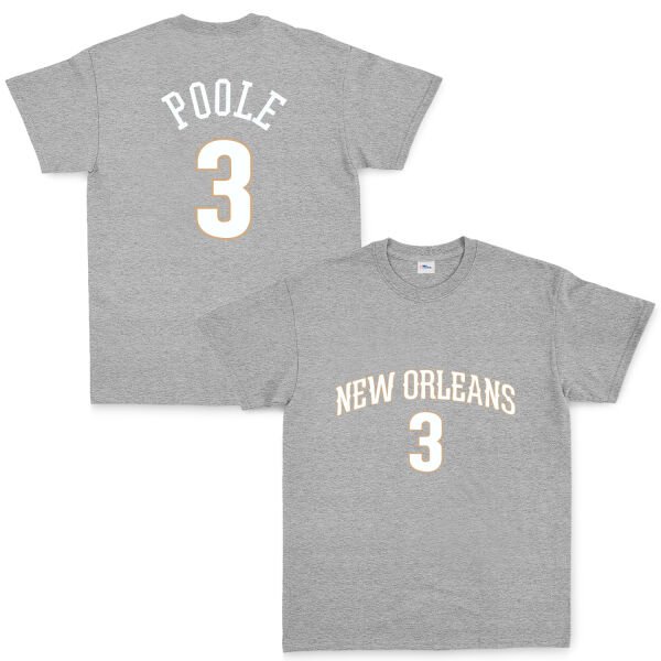 Jordan Poole New Orleans Forma Tişört M - Gri
