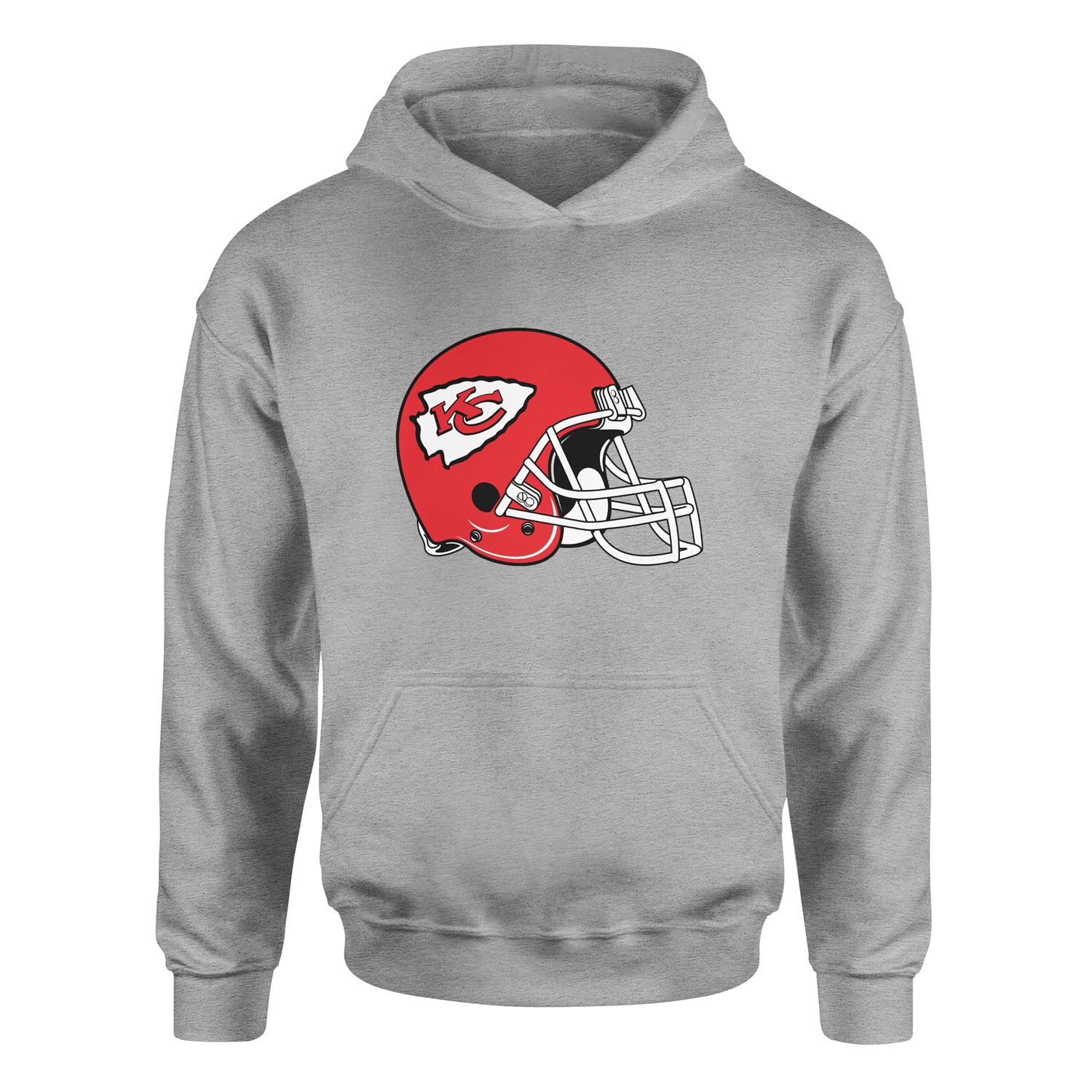 Kansas City Chiefs Helmet Hoodie S - Gri