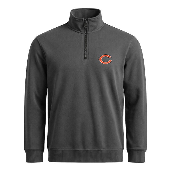 Chicago Bears Yarım Fermuarlı Sweatshirt