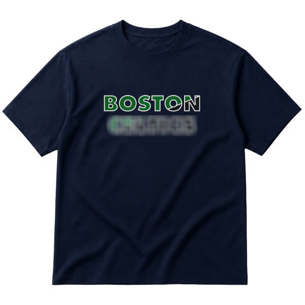 Boston C Oversize Tişört M - İndigo Mavisi