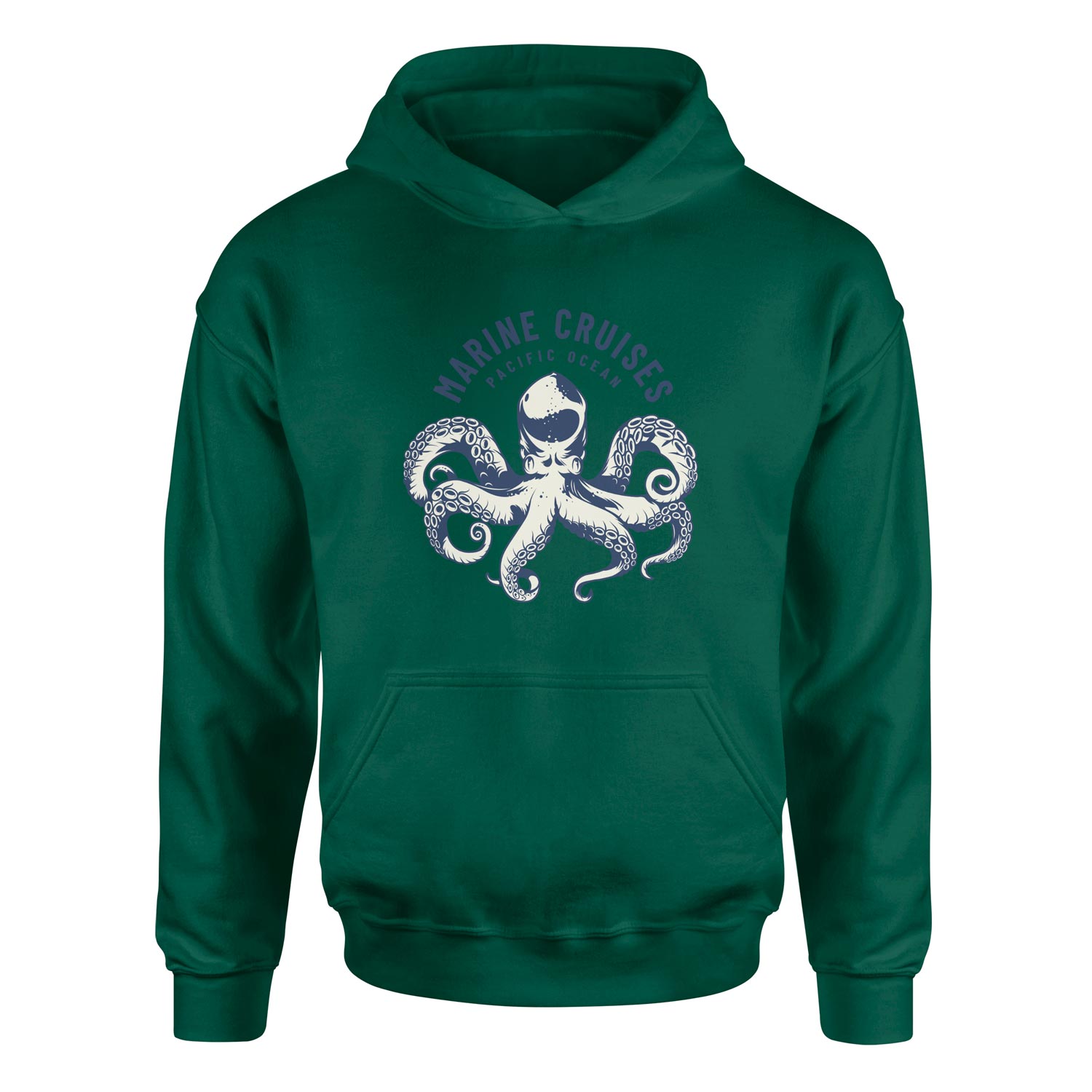 Marine Cruises Pacific Denizci Hoodie XXL - Nefti Yeşili