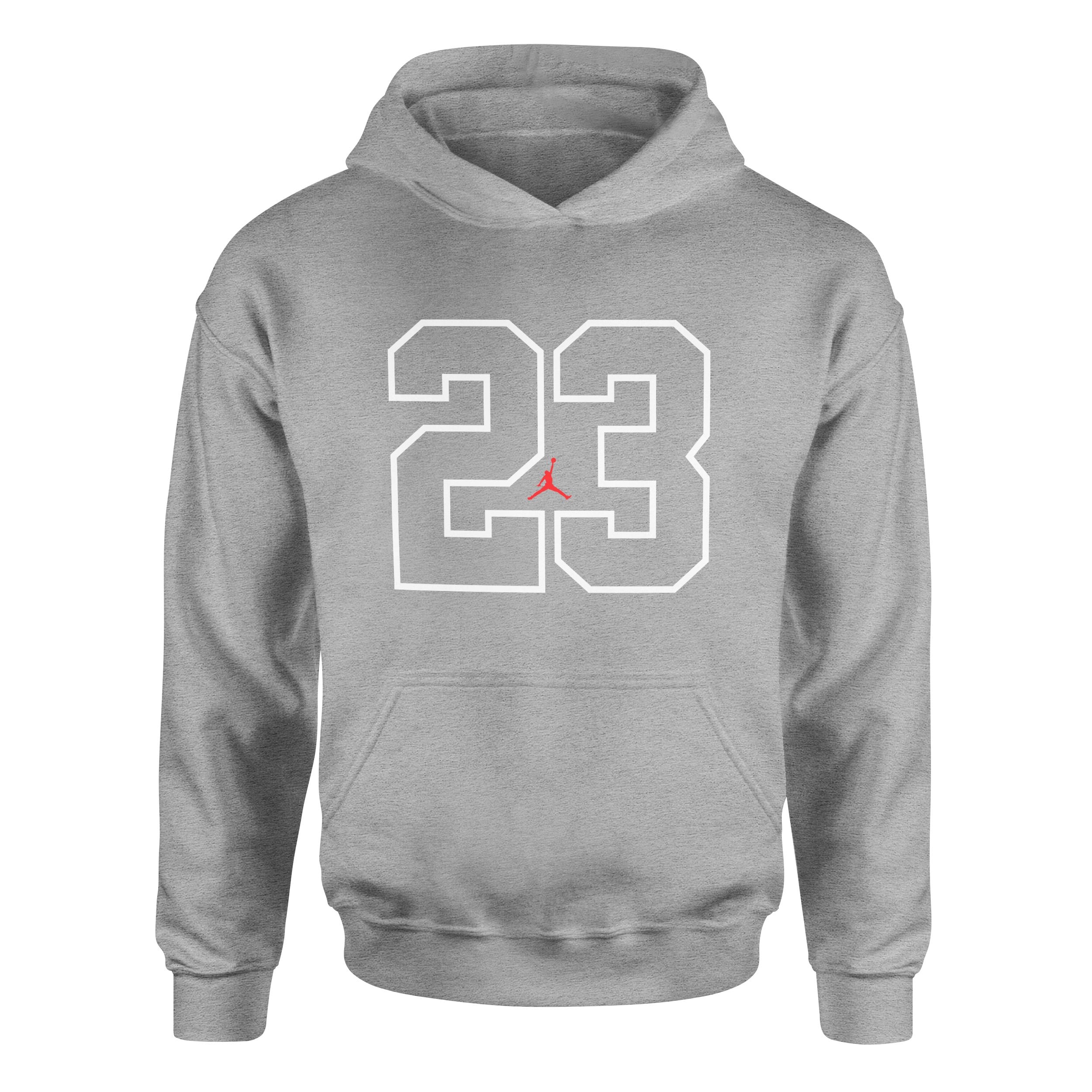 Air Jordan 23 Extract Hoodie M - Gri