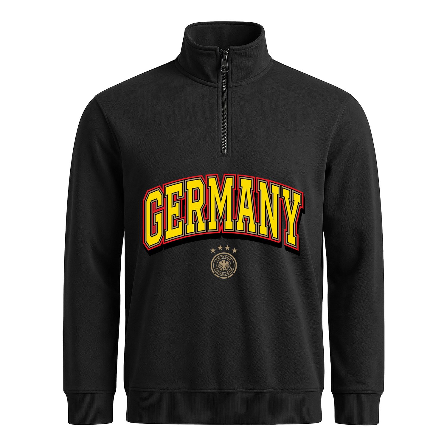 Almanya 2026 Varsity Yarım Fermuarlı Sweatshirt