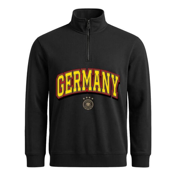 Almanya 2026 Varsity Yarım Fermuarlı Sweatshirt