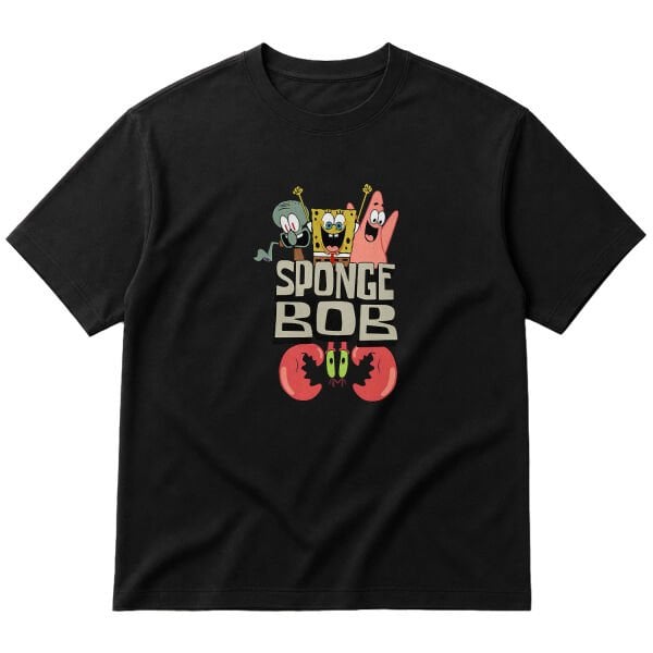 Sünger Bob Oversize Tişört