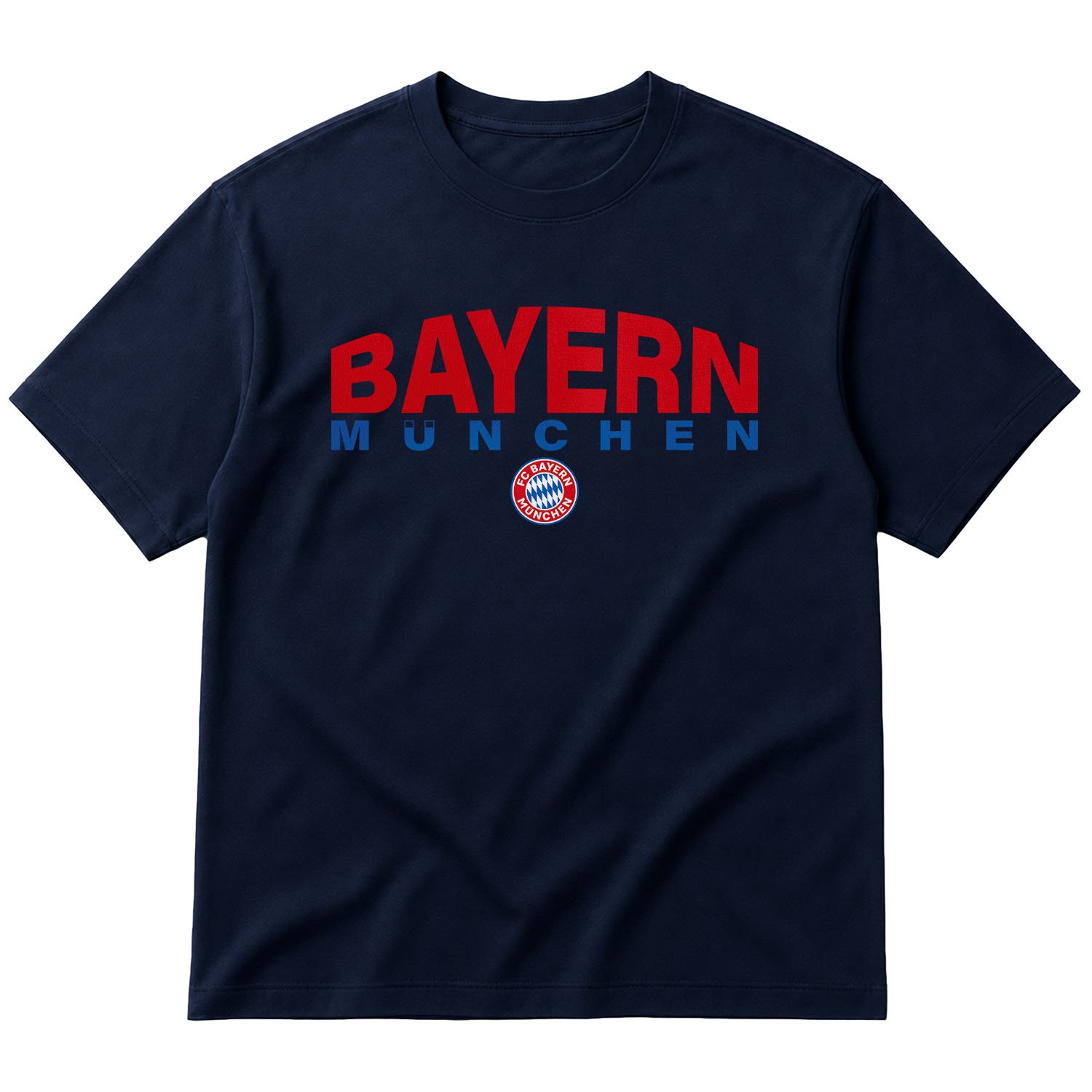 BAYERN München Oversize Tişört XL - İndigo Mavisi