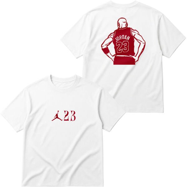 MJ 23 Unstoppable Red |  Air Jordan Oversize Tişört L - Beyaz