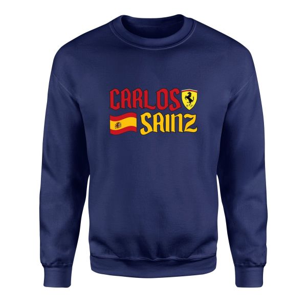 Carlos Sainz Spanish Matador Sweatshirt M - İndigo Mavisi