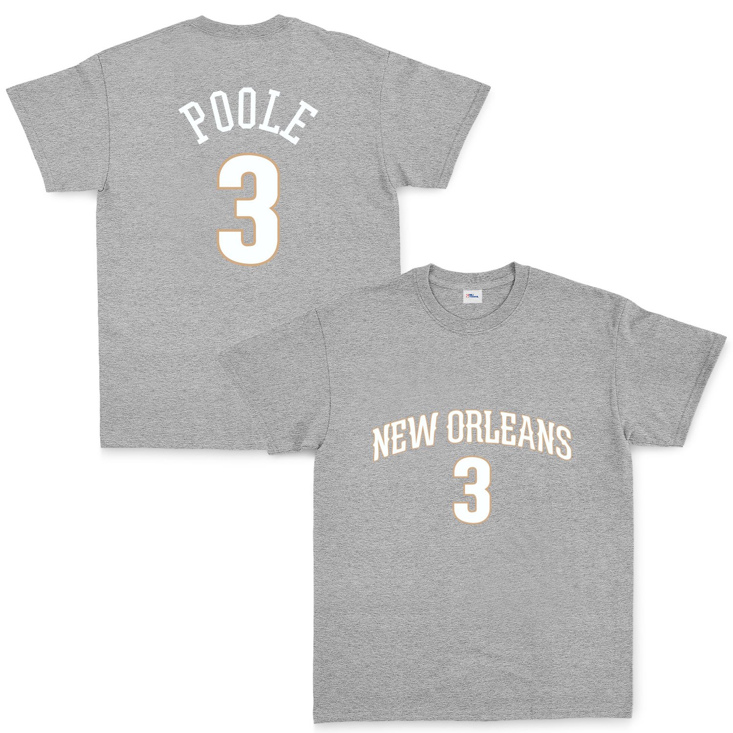 Jordan Poole New Orleans Forma Tişört XL - Gri