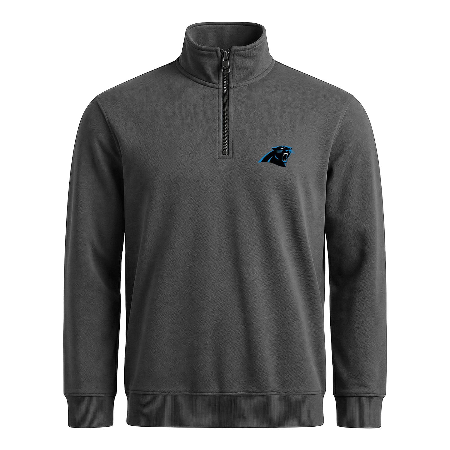 Carolina Panthers Yarım Fermuarlı Sweatshirt