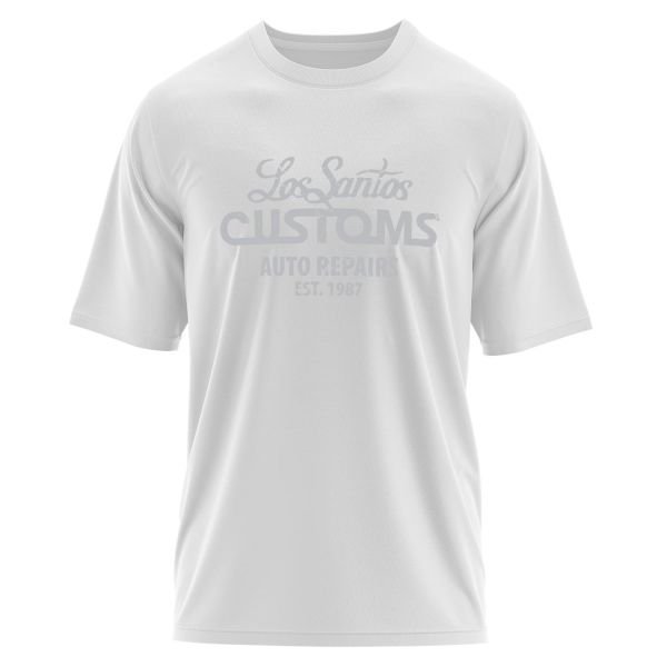 Los Santos Customs Oversize Tişört L - Beyaz