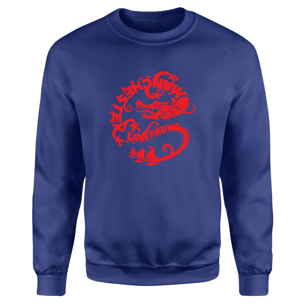 MANU Dragon Sweatshirt XL - İndigo Mavisi