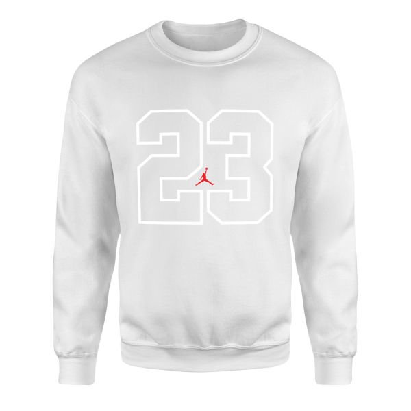 Air Jordan 23 Extract Sweatshirt S - Beyaz