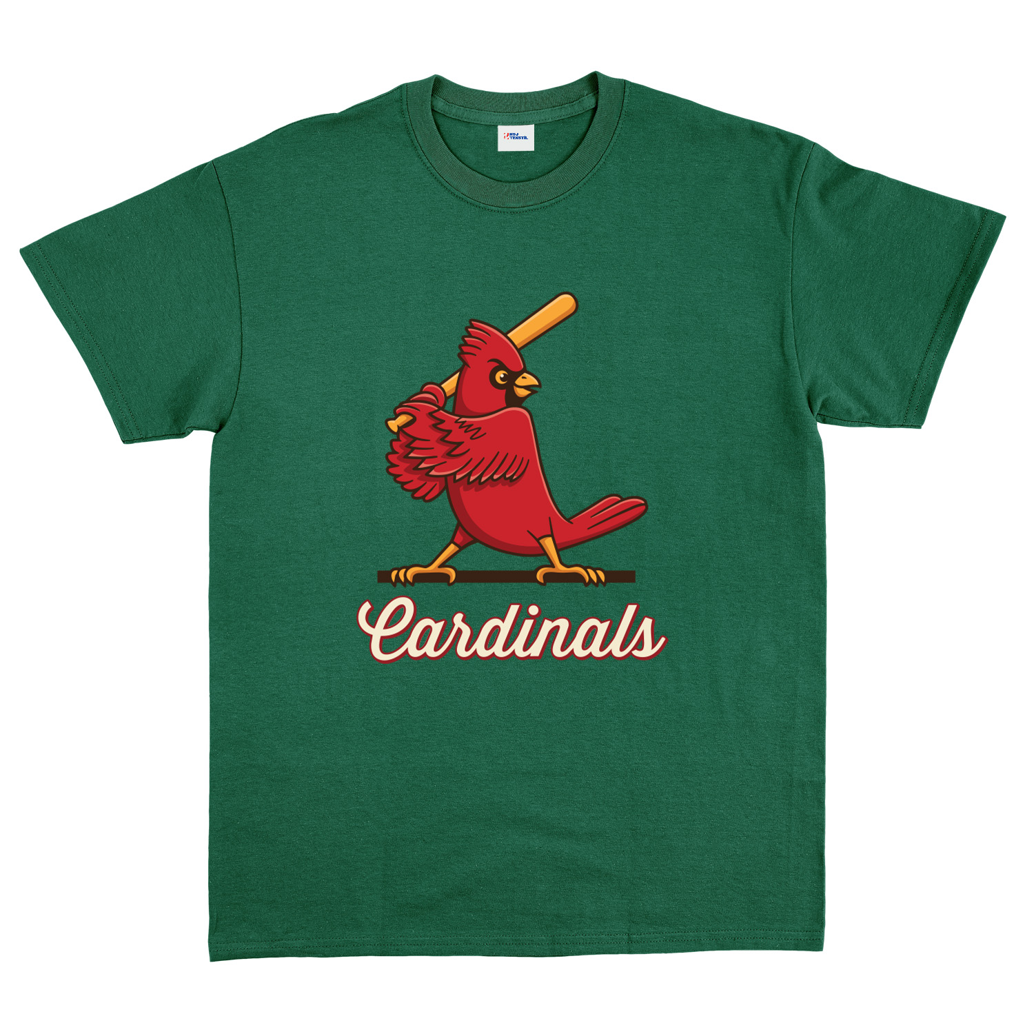 Cardinals Casual Tişört S - Nefti Yeşili