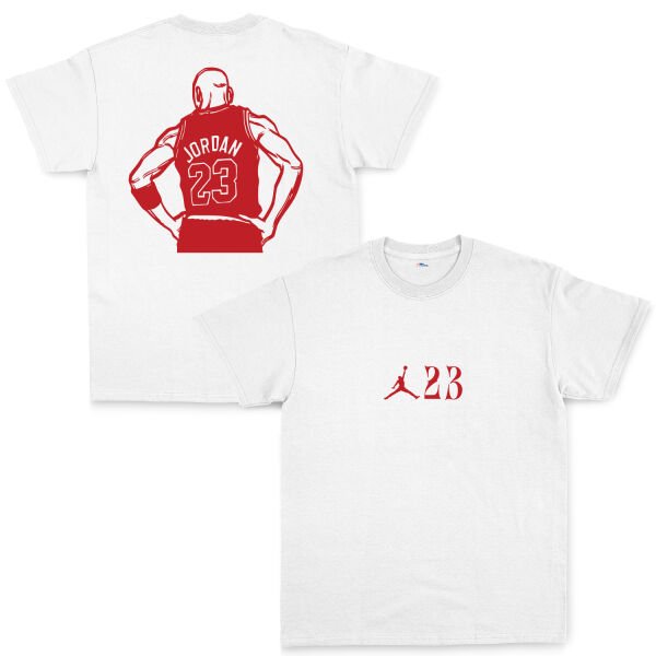 MJ 23 Unstoppable Red |  Air Jordan Tişört S - Beyaz