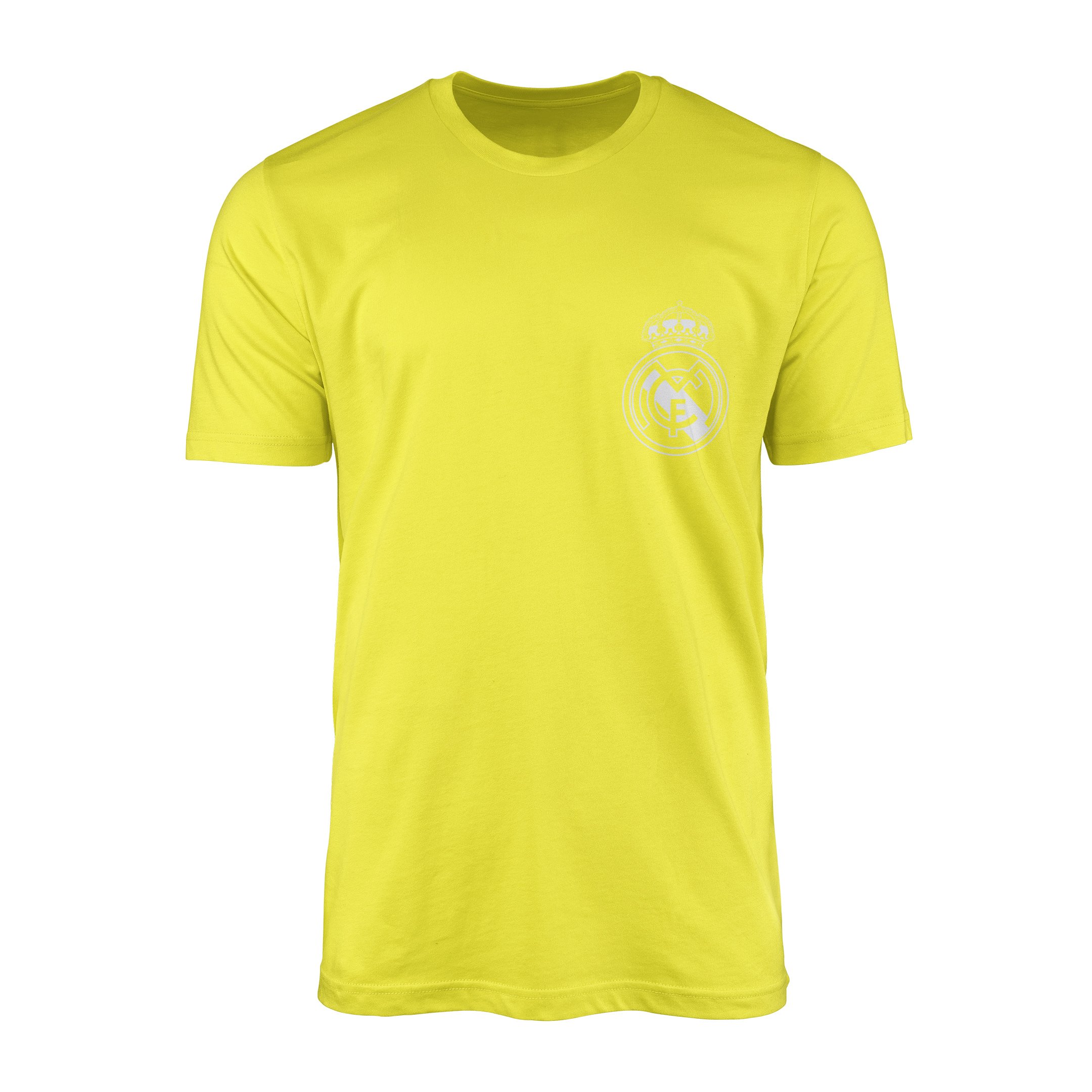 Real Madrid Badge Tişört XXL - Sarı