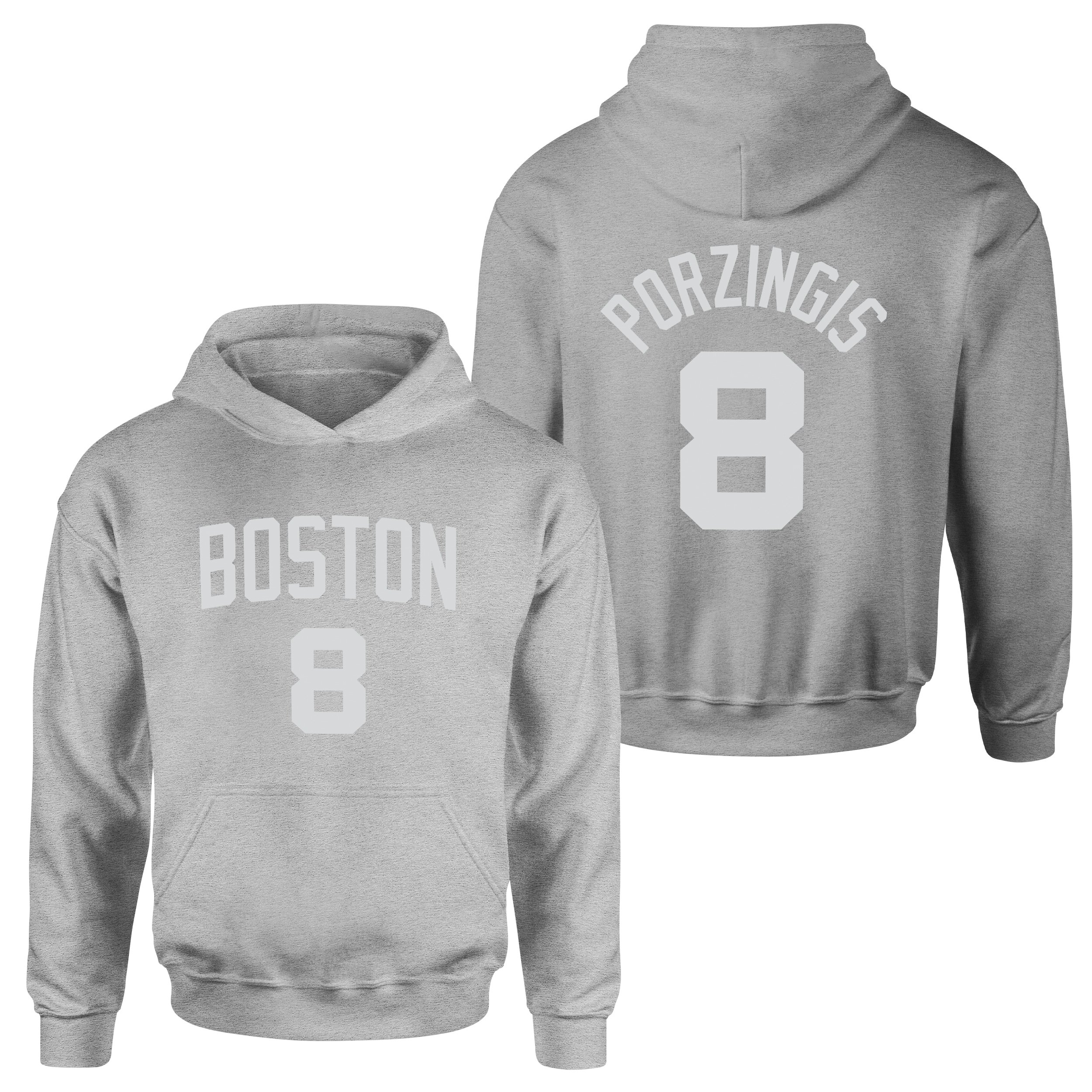 Kristaps Porzingis 24/25 Forma Hoodie S - Gri