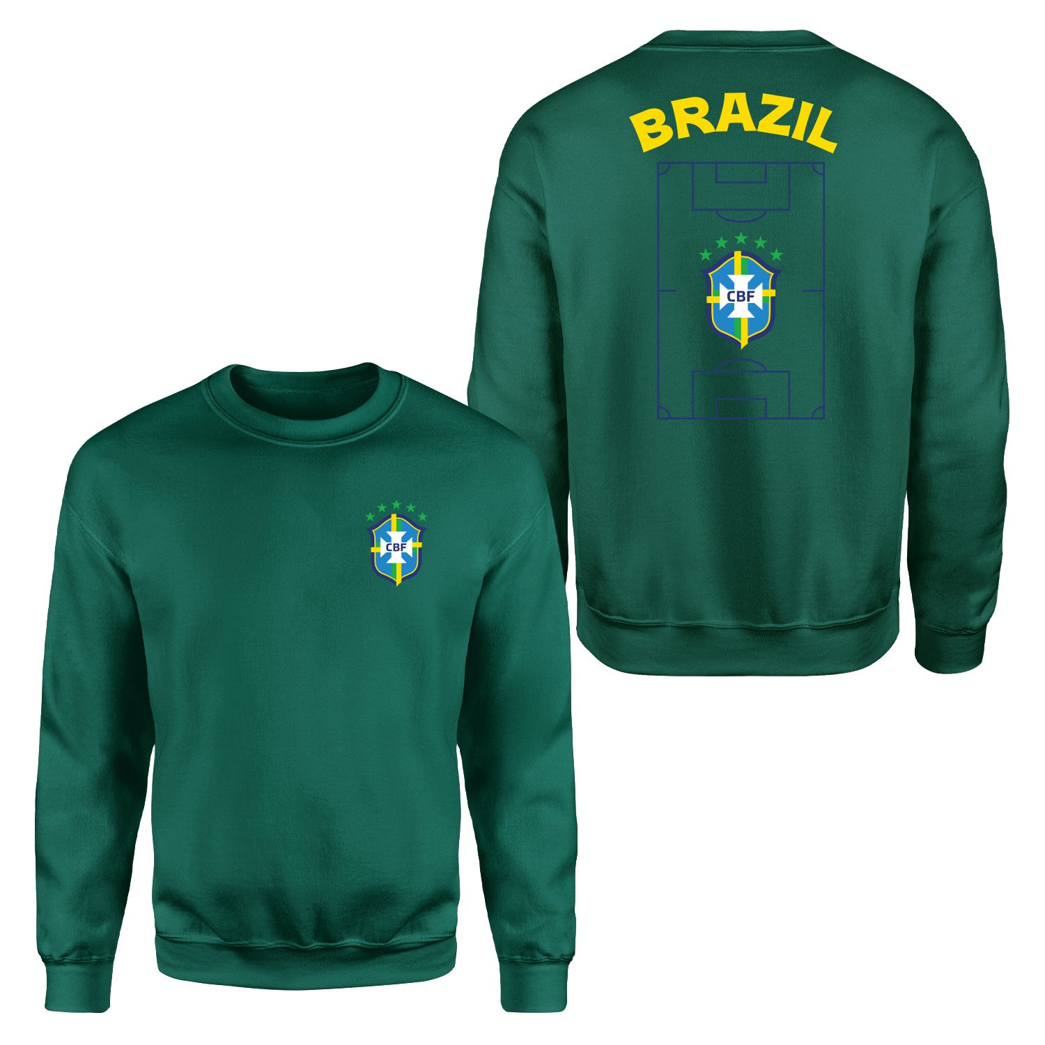 Brezilya Dünya Kupası 2026 Sweatshirt XL - Nefti Yeşili
