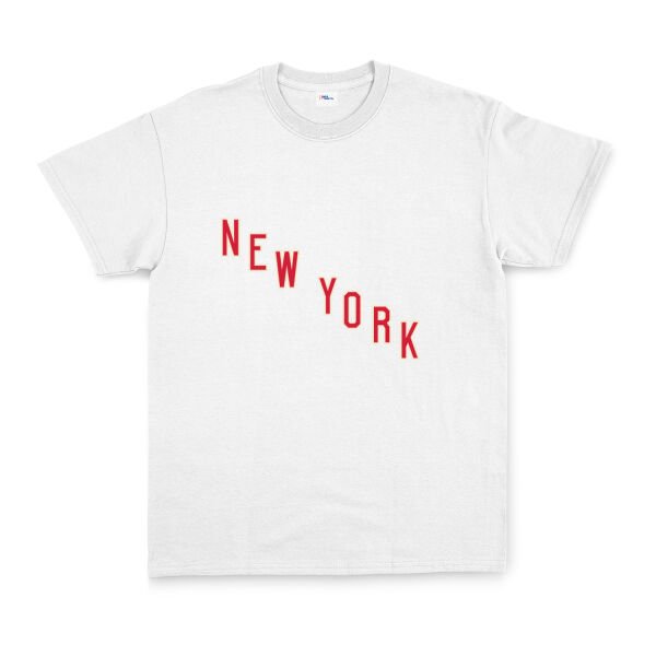 New York Rangers Shield Tişört XL - Beyaz
