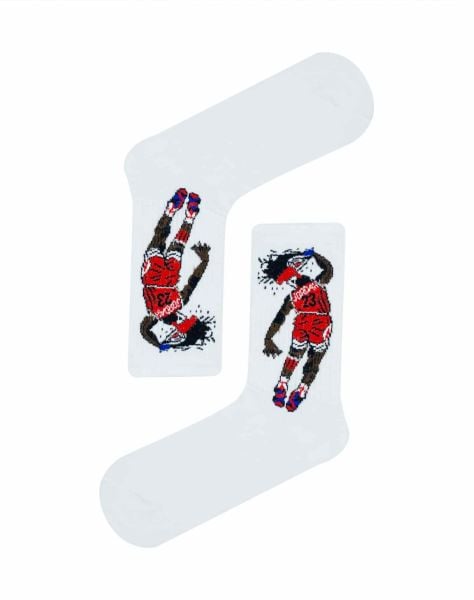 Jordan Beyaz Spor Çorap