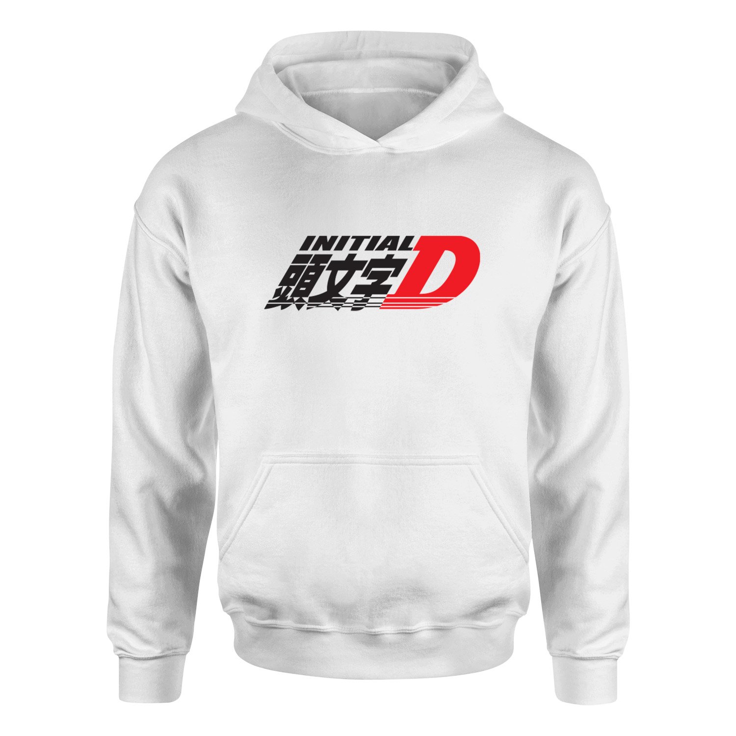 Initial D Hoodie L - Beyaz