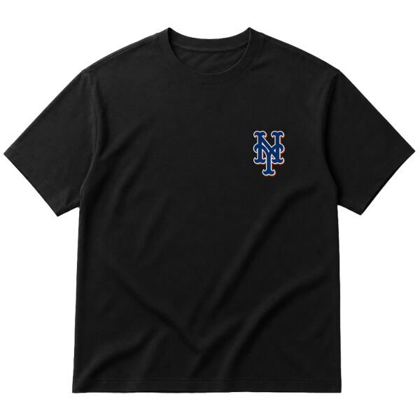 New York Mets Oversize Tişört S - Siyah