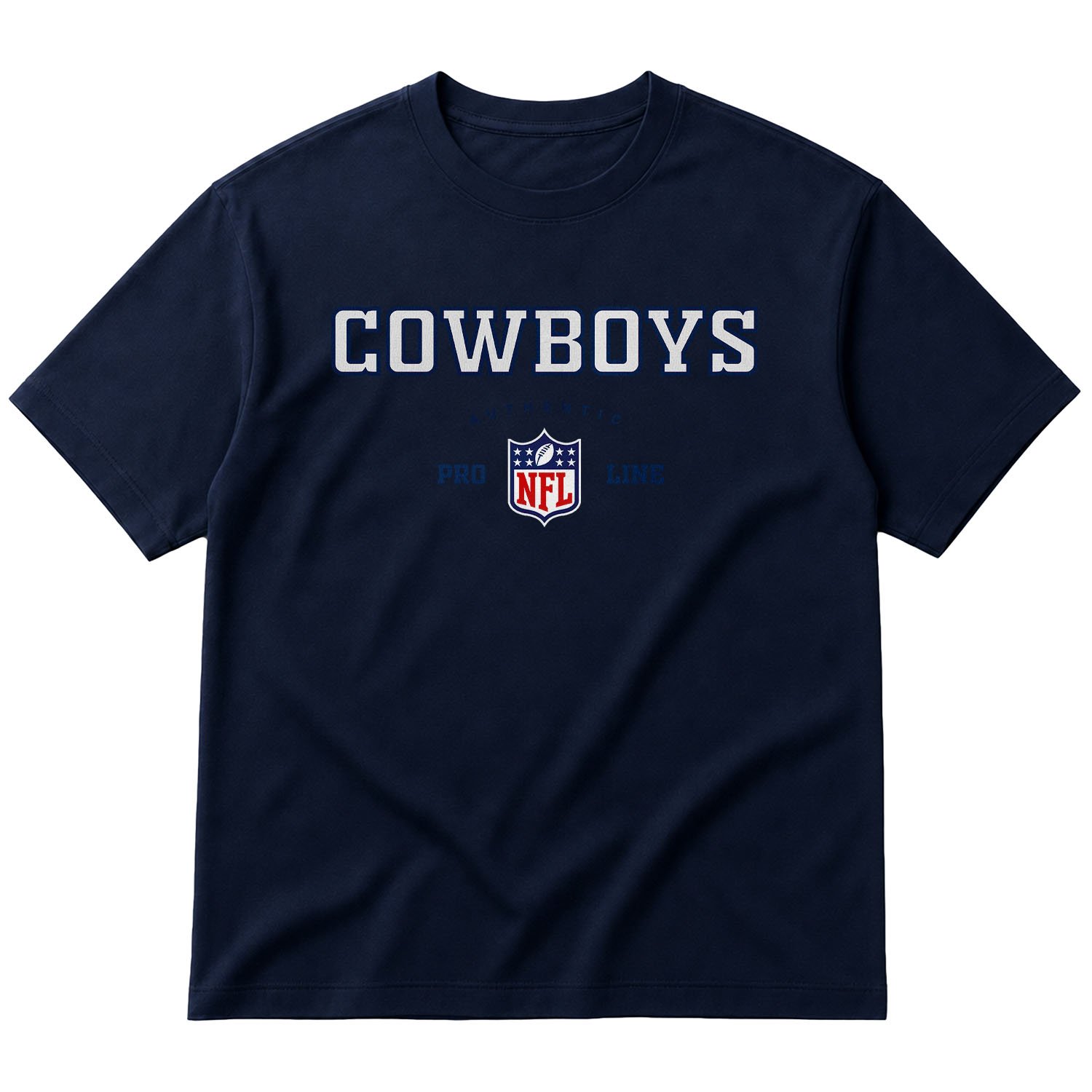 Dallas Cowboys NFL Authentic PL Oversize Tişört L - İndigo Mavisi