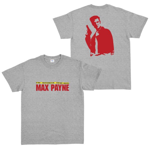Max Payne Tişört XL - Gri