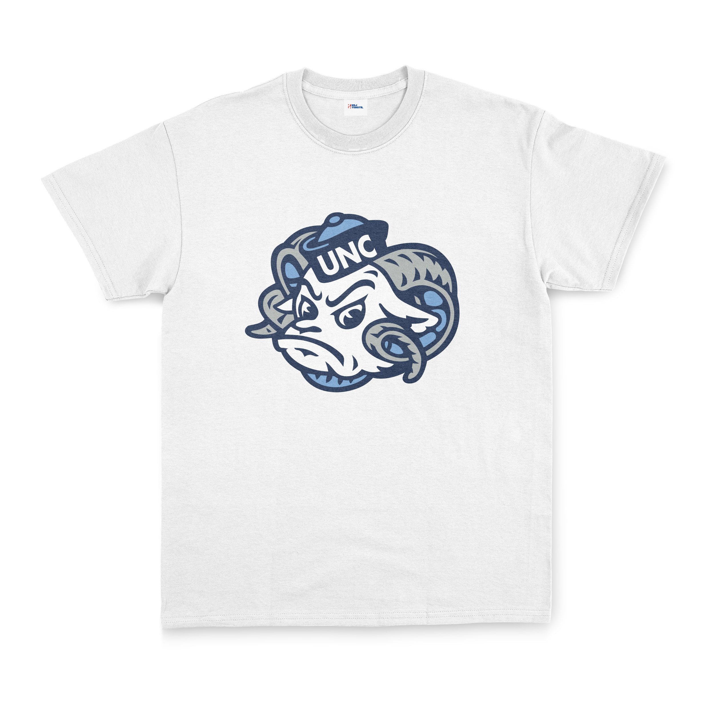 North Carolina Tar Heels Tişört S - Beyaz