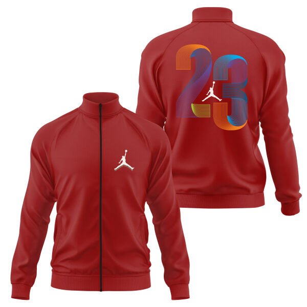Air Jordan LC Fermuarlı Sweatshirt S - Kırmızı