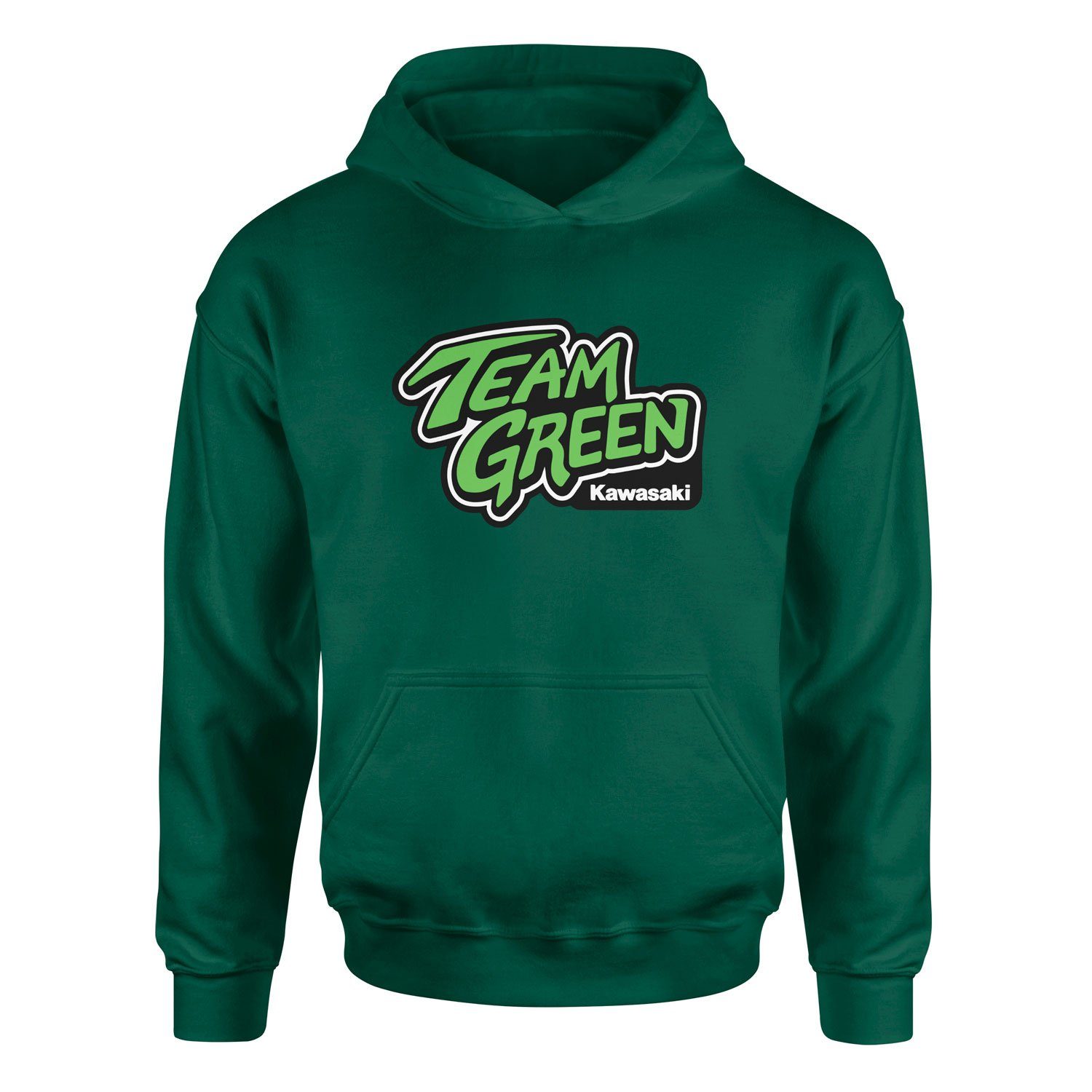 Team Green Kawasaki Racing Hoodie M - Nefti Yeşili